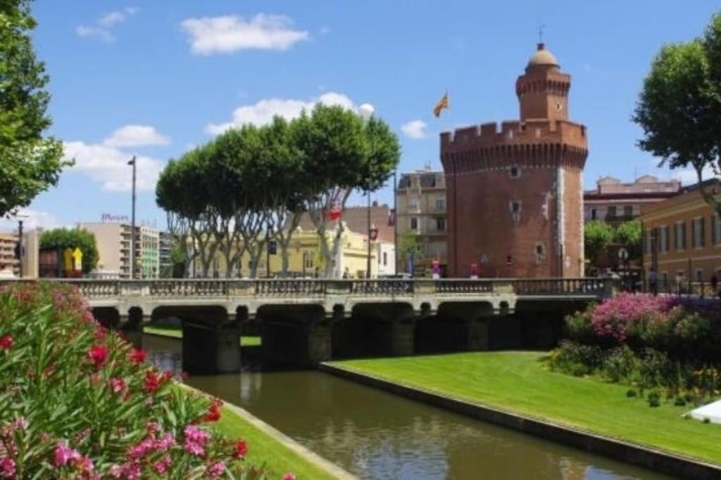 La Jungle Urbaine Avec Garage Prive & Climatisation Appartement Perpignan Buitenkant foto